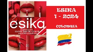 Catálogo Ésika Campaña 1  2024 Colombia [upl. by Ennayram]