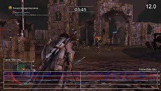 Shadow of Mordor PS3 Extended FrameRate Test [upl. by Aremmat335]