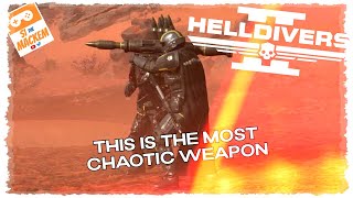 This Is The Most Chaotic Weapon In Helldivers 2 [upl. by Llerat26]