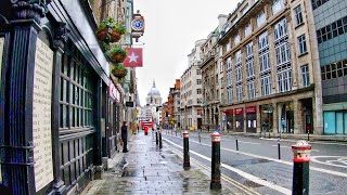 London Hidden Gems  Walking Fleet Street and Side Streets [upl. by Auhsot]