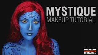 Mystique Makeup Tutorial ft Caitlyn Kreklewich  WHCdoesSFX [upl. by Ellecrad232]