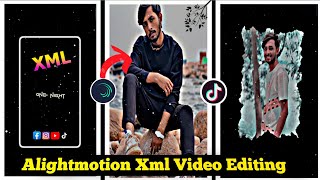 Alight Motion Tutorial Alight Motion Video Editing XML File Alight Motion EditingIAT Tech [upl. by Magena]