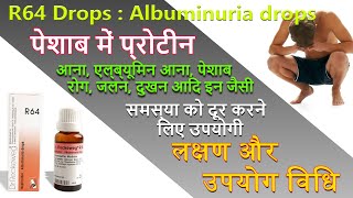 Dr Reckeweg R64  albuminuria drops  Dr Reckeweg R1 To R89 Drops  Medicine Media [upl. by Cos]