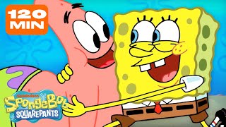 120 MINUTES of SpongeBob amp Patrick 💛💖  SpongeBobOfficial [upl. by Oinolopa]