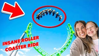 CAN’T BELIEVE WE WENT ON THIS ROLLERCOASTER RIDE 😱 [upl. by Gnoy651]