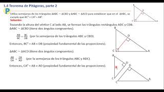 14 Teorema de Pitágoras parte 2 [upl. by Aileon654]