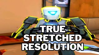 TRUE STRETCHED RESOLUTION TUTORIAL NO BLACK BARS  VALORANT [upl. by Bright]