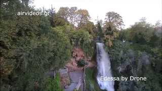 Edessa by Drone  Οι καταρράκτες της Έδεσσας από ψηλά [upl. by Newkirk799]