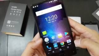 Maze Alpha Unboxing Hands On another bezel less phone [upl. by Tadd]