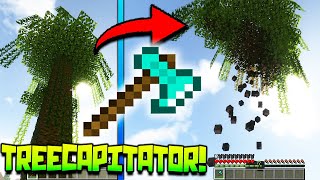 TREECAPITATOR para MINECRAFT 117  NUEVAS ANIMACIONES con un SOLO DATAPACK [upl. by Jareen]