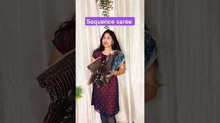 Trending sequence Saree youtubeshorts sareehaul sareefashion shorts viral [upl. by Aldora]