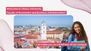 Discover the Campus of Vilnius University Faculty of Economics and Business Administration [upl. by Mat930]