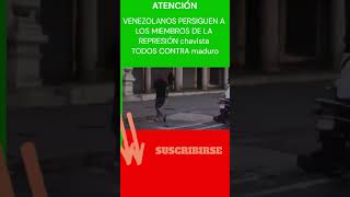 😎👍✅👏🏽VENEZOLANOS ACORRALAN A chavista QUE QUERÍA ATACAR A VENEZOLANO youtubeshorts dance 😎👍✅👏🏽 [upl. by Ellecram]