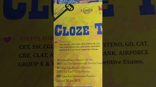 cloze test ke liye best book  Manisha bansal maam ka cloze test book ssc cgl upsc cds nda [upl. by Therine853]