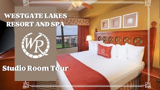 Westgate Lakes Resort and Spa Room Tour Studio Room Tour 2022 [upl. by Htepsle]