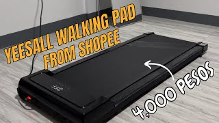 Unboxing Yeesall Walking Pad Treadmill from Shopee [upl. by Ettigdirb]