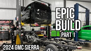 Building my own regular cab short bed 4x4 turbo V8 monster 2024 GMC Part 1 [upl. by Hamrah]