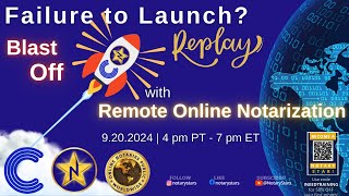 Experiencing Failure to Launch Blast off With Your Remote Online Notary Business 🚀 [upl. by Jammie]