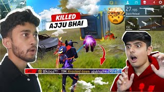 AJJUBHAI CAME IN MY SOLO VS SQUAD MATCH amp THIS HAPPENED🔥 FREE FIRE MAX [upl. by Ardnosak107]