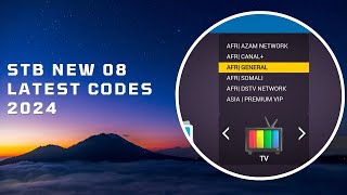 STB NEW 08 LATEST CODES 2024  STBEMU CODES [upl. by Adlai750]