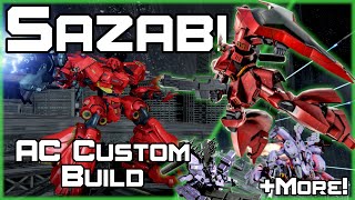 How to Build the SAZABI in Armored Core VI  Gundam AC Build [upl. by Nolrak]