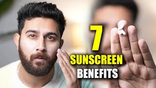 7 SUNSCREEN BENEFITS FOR SKIN  Sunscreen के फायदे  Why You Should Use Sunscreen  DSBOSSKO [upl. by Lletnuahs547]