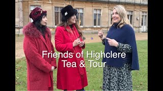 Lady Carnarvon  Downton Abbey  Afternoon Tea and Tour  Friends of Highclere [upl. by Lanrev]