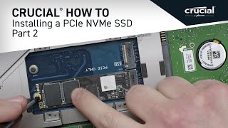 Part 2 of 4  Installing a Crucial® M2 PCIe NVMe SSD Install [upl. by Iaj]