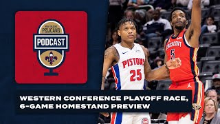 Pelicans Top 6 in NBA Standings 6Game Homestand  Pelicans Podcast 32524 [upl. by Rodrick]