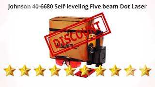 Johnson 406680 Selfleveling Five beam Dot Laser  Review and Discount [upl. by Haonam]