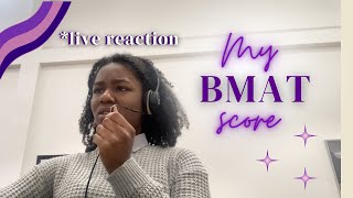 REVEALING MY BMAT SCORE… live reaction [upl. by Rann798]