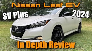 2024 Nissan Leaf SV Plus Start Up Test Drive amp In Depth Review [upl. by Pitarys190]