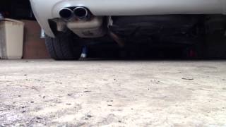 Mercedes C32 AMG Exhaust resonator delete [upl. by Nork]