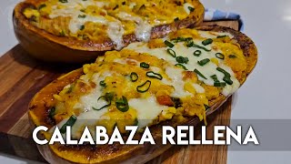 CALABAZAS RELLENAS RECETA DELICIOSA Y FACIL [upl. by Arno]