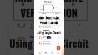 AND Logic Gate Verification using Logic Circuit Sim  What is AND LOGIC GATE  How AND Logic works [upl. by Knowland]