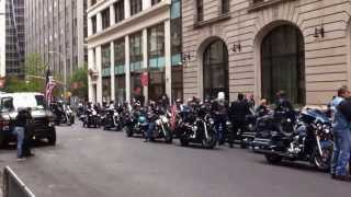 Veterans Day Parade Harley Davidson Concentration [upl. by Klute]