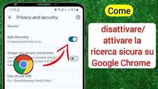 Come attivare Ricerca sicura su Google Chrome  Disattiva Ricerca sicura in Google Chrome [upl. by Suicul]