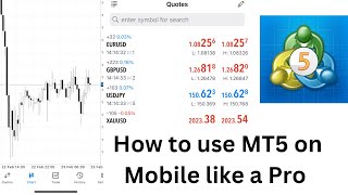 How to Use MetaTrader 5 2024 Full Guide From Beginner to A Professional Trader [upl. by Freida]