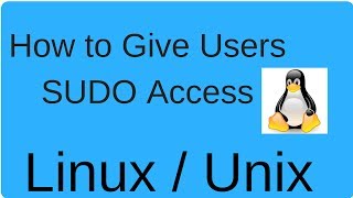 How to add Sudo access in Linux amp Mac  File Permissions [upl. by Alios]