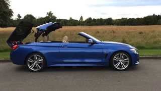 BMW 4 Series Convertible roof operation [upl. by Auhoj]