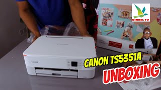 Canon PIXMA TS5351a Unboxing [upl. by Matilde]