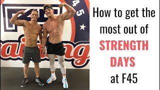 How To Get The Most Out Of Strength Sessions At F45 [upl. by Nwahsd]