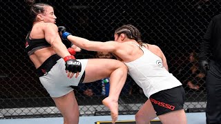 Alexa Grasso vs Maycee Barber UFC 258 FULL FIGHT Champions [upl. by Sillek212]