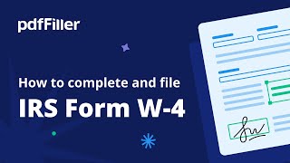 How to Fill Out a W4 Tax Form [upl. by Oiralih]