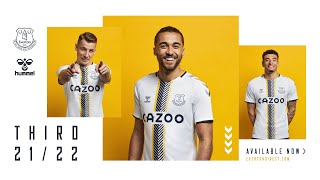 EVERTON 202122 THIRD KIT REVEALED  ON SALE NOW [upl. by Ulric]