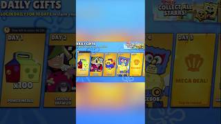 LEGENDARY DAILY GIFTS 🔥😨brawlstars [upl. by Alrrats]