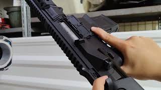 Weidi PDX MDX Maxim Defense Water Gel Blaster FPS Test Out of the box [upl. by Goldarina]