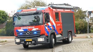 Brandweer PijnackerNootdorp 155430 met spoed naar een Ongeval op een Weiland [upl. by Ellerret]