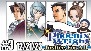 Is Big Top quotThe Worstquot Case  Bill Plays Phoenix Wright Ace Attorney Justice For All 3 LIVE [upl. by Chamkis]