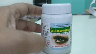 Full Hindi Chloramphenicol eye ointment pads for eye infection [upl. by Aneeras]